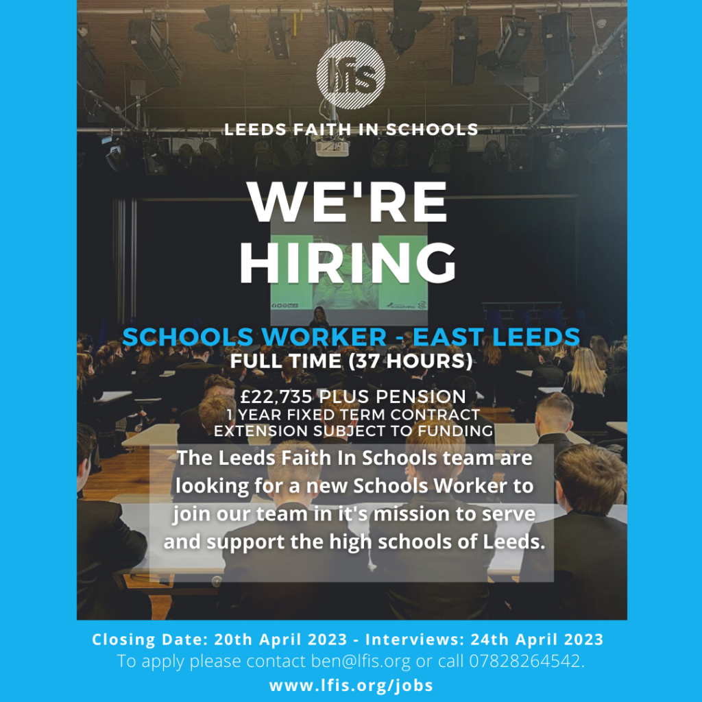 New role available! East Leeds Schools Worker